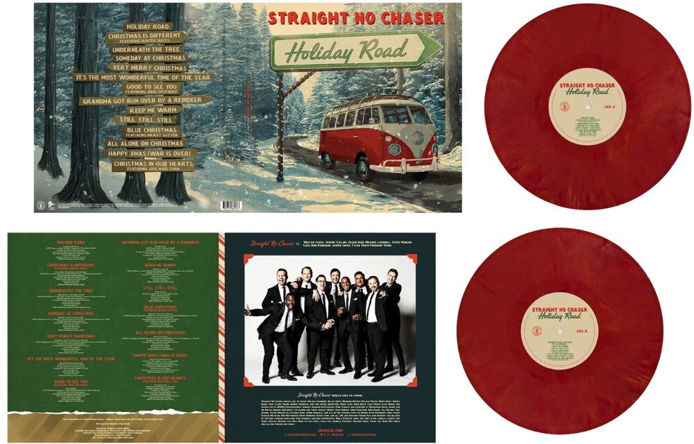 Straight No Chaser - Holiday Road [Red LP] Vinyl Record