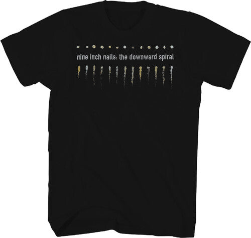 Nine Inch Nails Downward Spiral Tshirt Lrg Black - Nine Inch Nails Downward Spiral Tshirt Lrg Black - Apparel