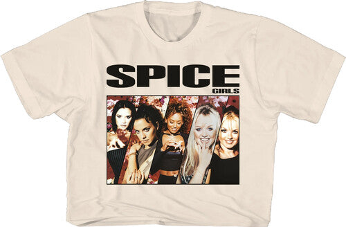 Spice Girls Group Photo Cropped Tshirt Lrg Natural - Spice Girls Group Photo Cropped Tshirt Lrg Natural - Apparel