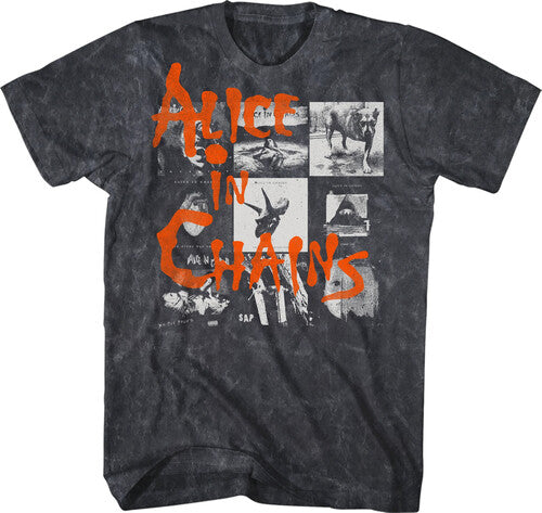 Alice In Chains Album Covers Min Wsh Tshirt Sml Bk - Alice In Chains Album Covers Min Wsh Tshirt Sml Bk - Apparel