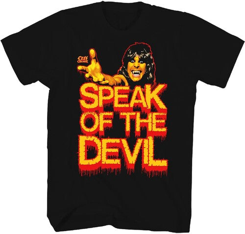 Ozzy Osborne Speak Of The Devil Tshirt 2xl Black - Ozzy Osborne Speak Of The Devil Tshirt 2xl Black - Apparel