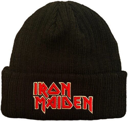 Iron Maiden Fiend Club Logo Beanie Osfa Black - Iron Maiden Fiend Club Logo Beanie Osfa Black - Apparel