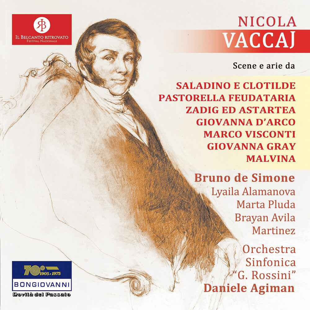 Nicola Vaccaj: Scenes & Arias From Operas [CD]