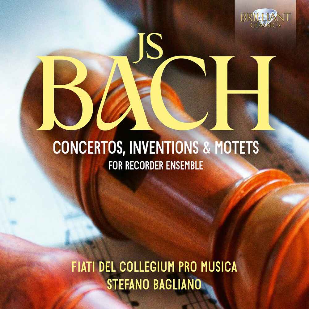 J.S. Bach: Cons Inventions & Motets For Recorder [CD]