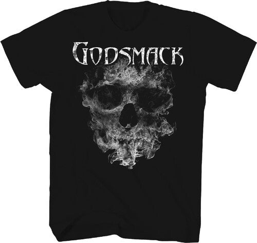Godsmack Smoking Skull T-shirt Medium Black - Godsmack Smoking Skull T-shirt Medium Black - Apparel