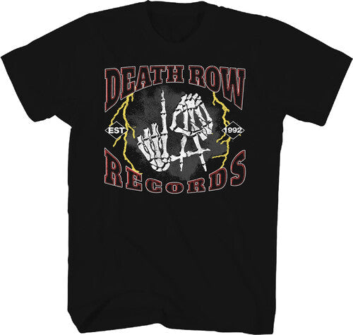 Death Row Records La Fingers T-shirt 3x Lrg Blk - Death Row Records La Fingers T-shirt 3x Lrg Blk - Apparel