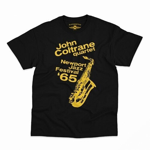 John Coltrane Newport Jazzt-shirt Black Xl - John Coltrane Newport Jazzt-shirt Black Xl - Apparel