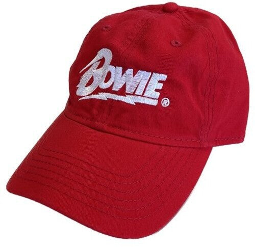 David Bowie Unstructured Hat - Red - David Bowie Unstructured Hat - Red - Apparel