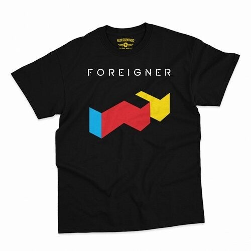 Foreigner Logo T-shirt Black Small - Foreigner Logo T-shirt Black Small - Apparel