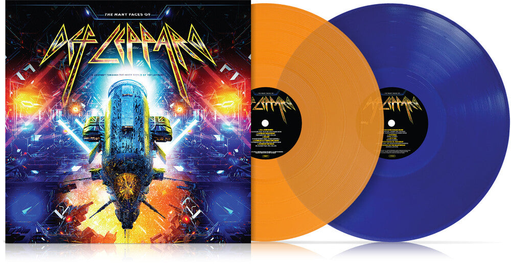 Various Artists - Many Faces Of Def Leppard [Orange & Blue] Vinyl Record