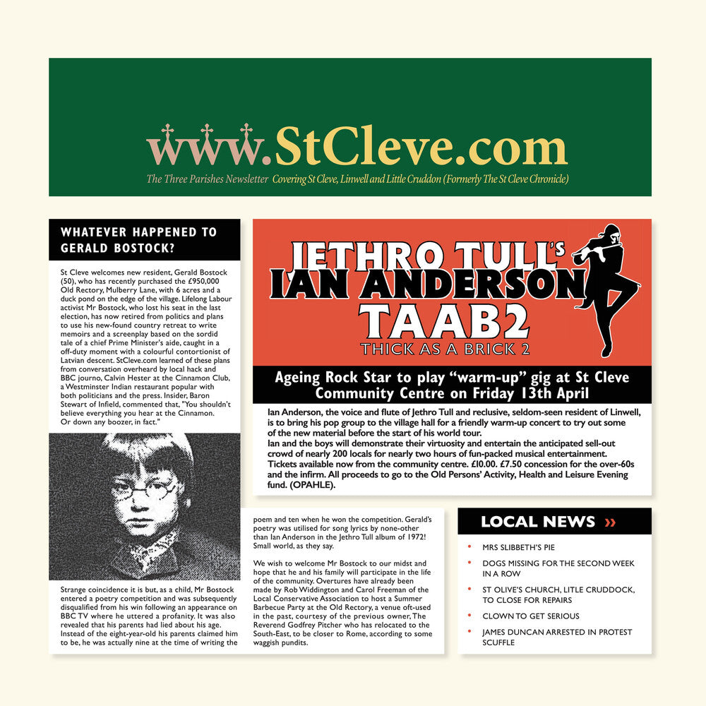 Anderson, Ian - Thick As A Brick 2 [LP] Vinyl Record