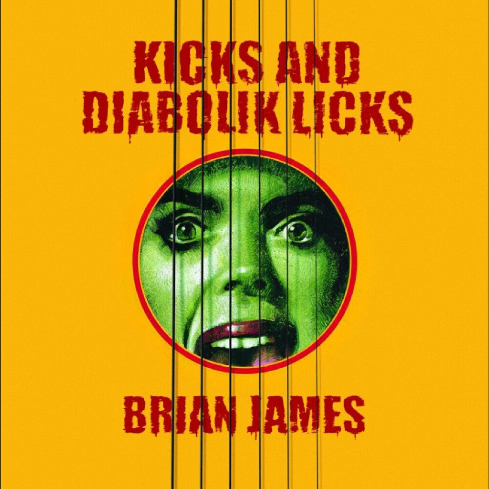 Pre-Order: Brian James - Kicksa & Diabolik Licks [CD]