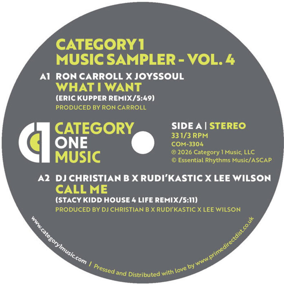 Category 1 Music Sampler Vol. 4 [12" Vinyl]