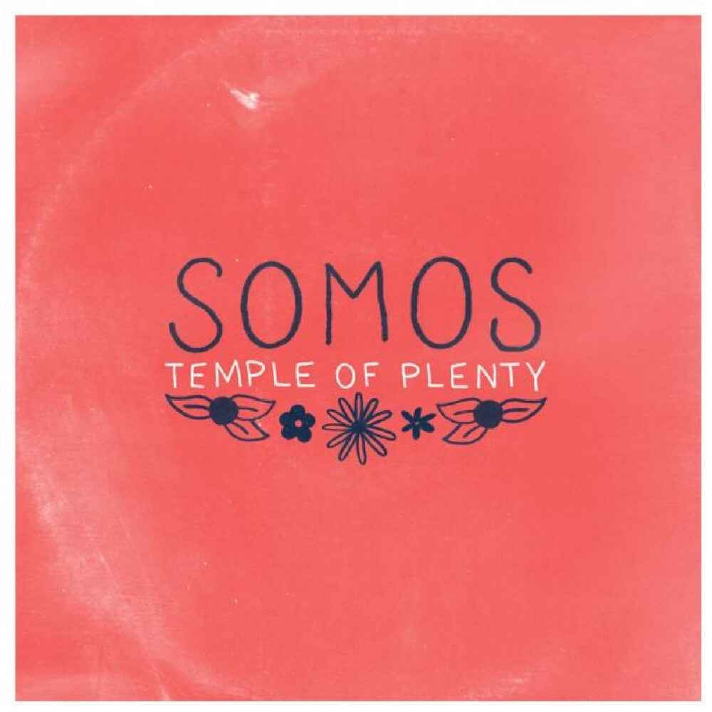 Temple Of Plenty - Red & Sea Glass Blue Splash [LP]