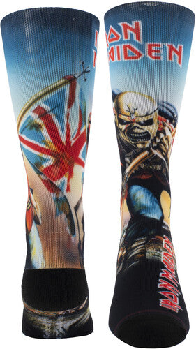 Perri's Iron Maiden The Trooper Crew Socks - Perri's Iron Maiden The Trooper Crew Socks - Apparel