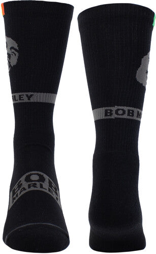 Perri's Bob Marley Silhoette Crew Socks - Perri's Bob Marley Silhoette Crew Socks - Apparel