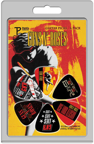 Perri's Guns N' Roses Illusion Guitar Picks 6 Pack - Perri's Guns N' Roses Illusion Guitar Picks 6 Pack - Musical Instrument