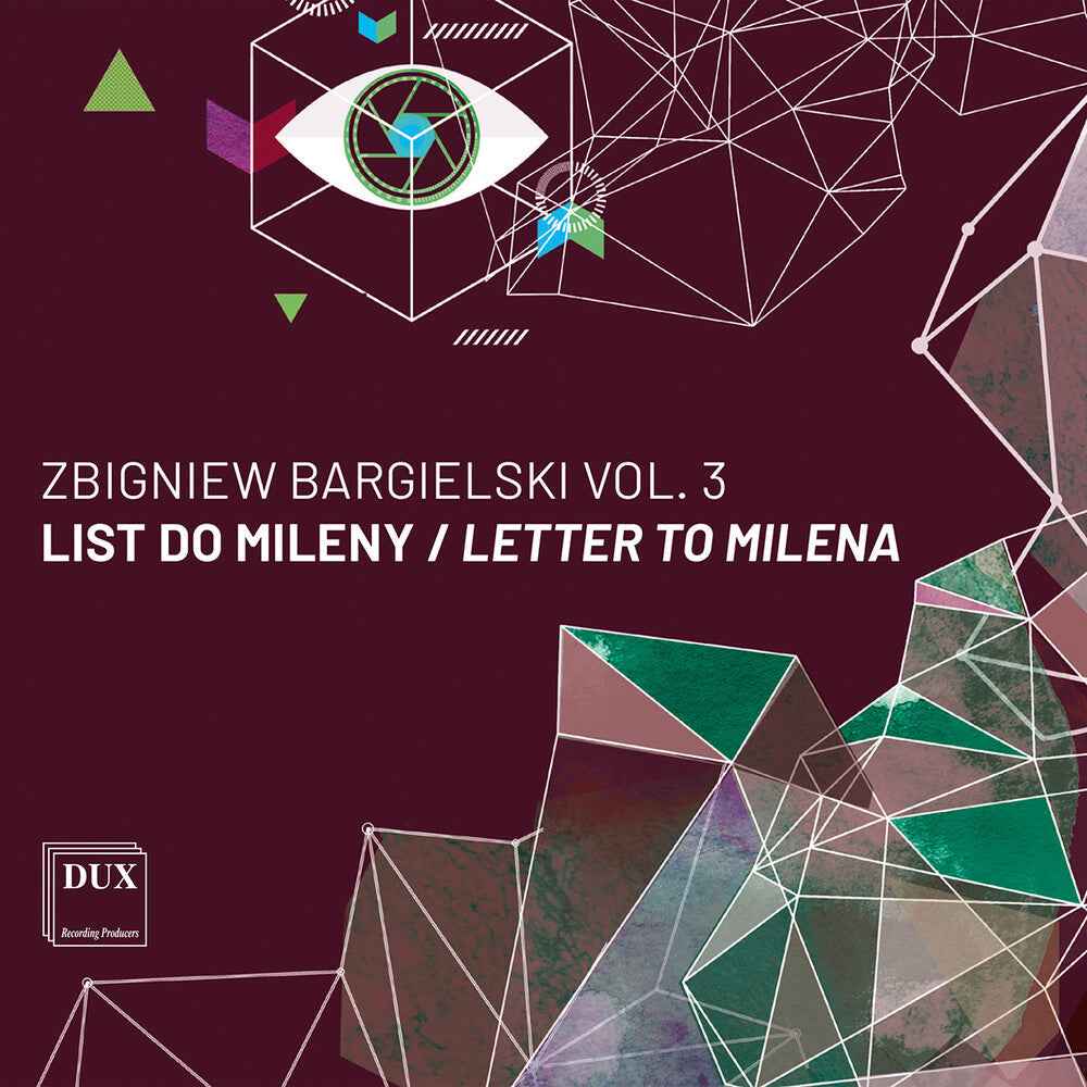 Bargielski Vol. 3 - Letter To Milena [CD]