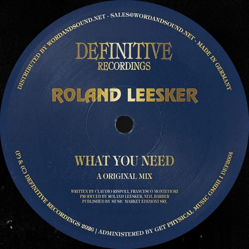 What You Need [12" Vinyl]