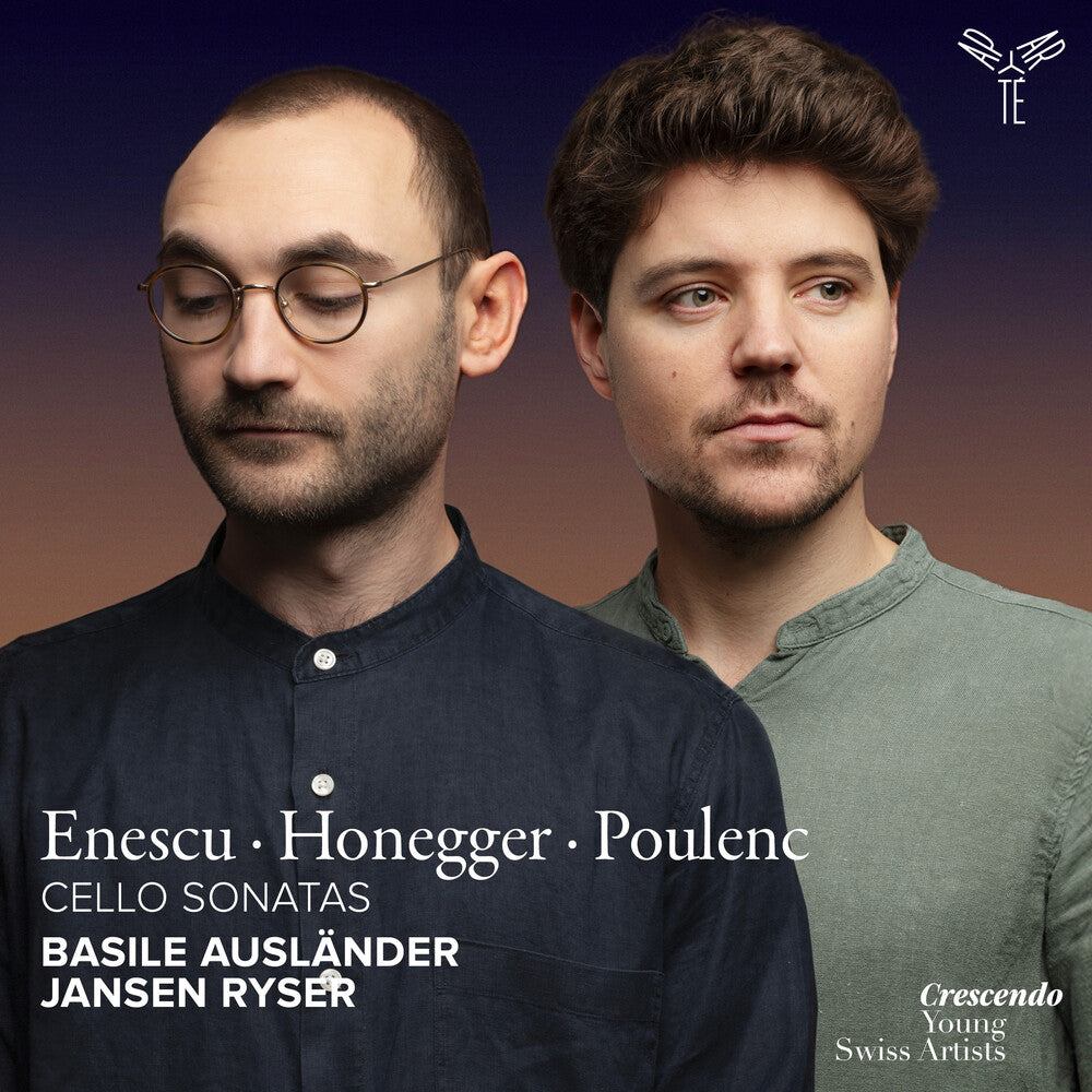 Pre-Order: Enescu Honegger & Poulenc: Cello Sonatas [CD]