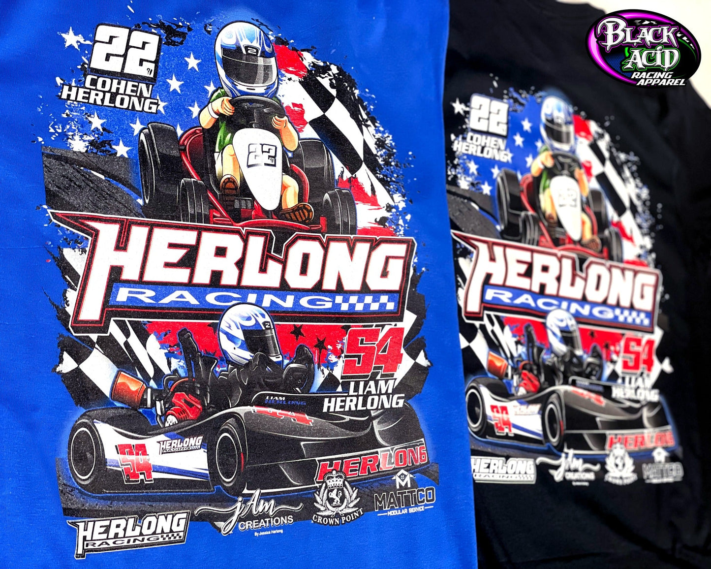 Custom Racing Apparel Setup - 3 Vehicles