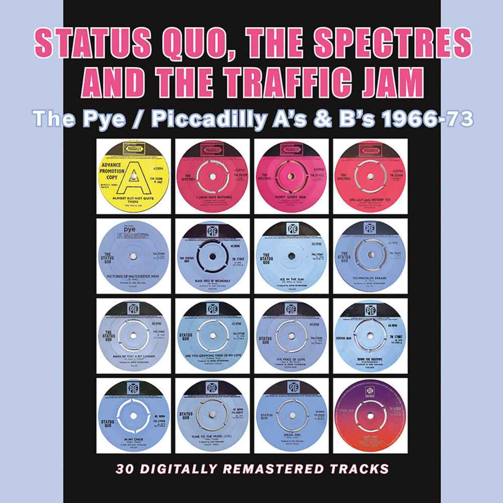 Pre-Order: Status Quo / Traffic Jam / The Spectres / The Pye / Piccadilly A's & B's 1966-1973 [CD]