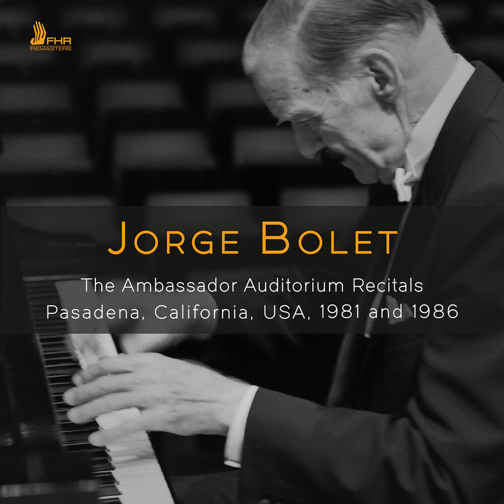 Pre-Order: Jorge Bolet - Ambassador Auditorium Recitals [CD]
