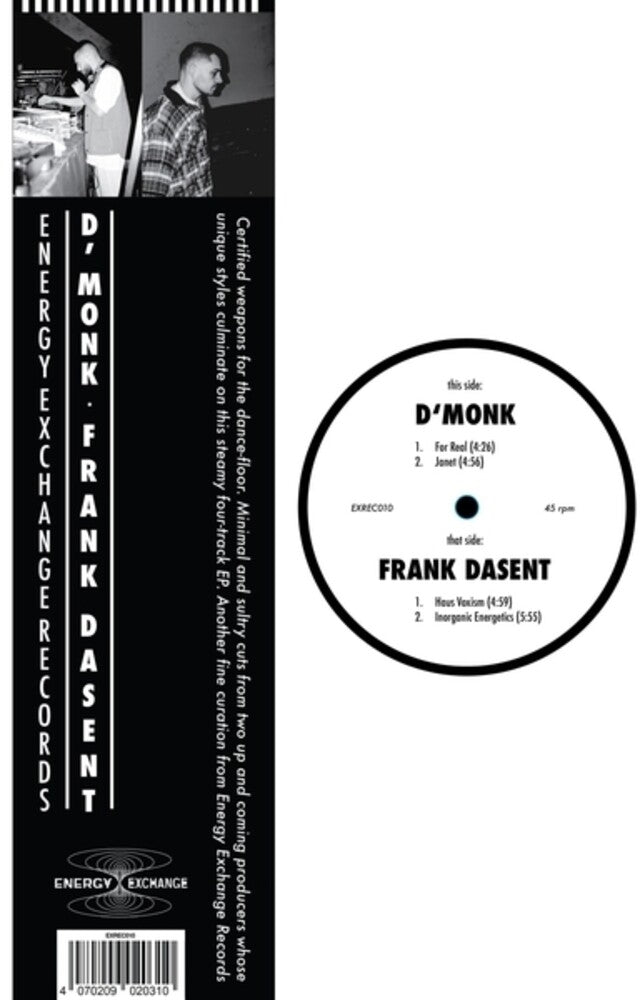 D'monk X Frank Dasent (Ep) [12" Vinyl]