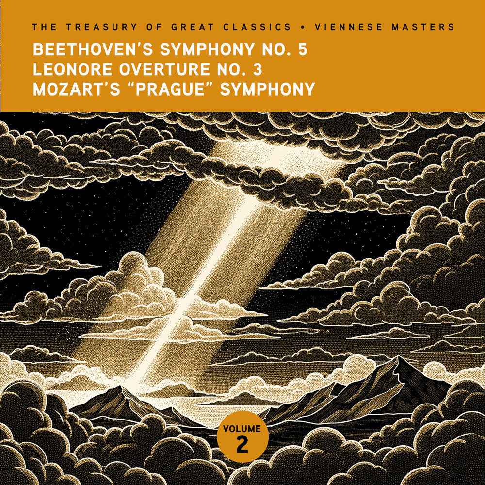 The Treasury of Great Classics - Viennese Masters - Vol. 2. Beethoven Symphony No. 5, Leonore Overture No. 3 & Mozart "Prague" S [CD]