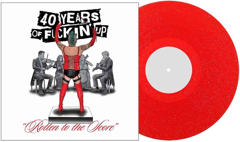 Pre-Order: Rotten to the Score: The 40 Years of Fuckin' Up Original Score  [Transparent Red with Silver Glitter ]