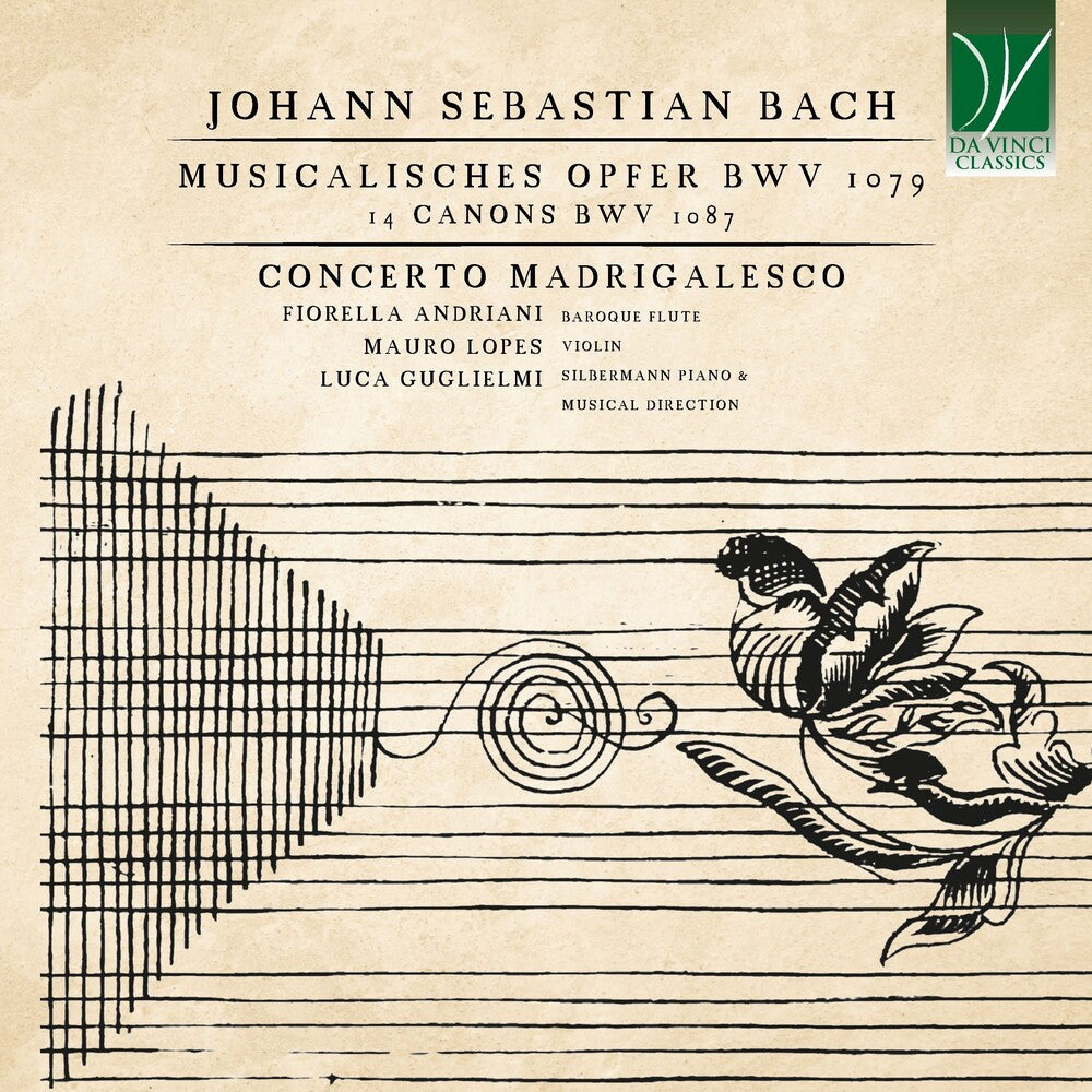 Pre-Order: Johann Sebastian Bach: Musicalisches Opfer Bwv 1079, 14 Canons Bwv 1087 [CD]