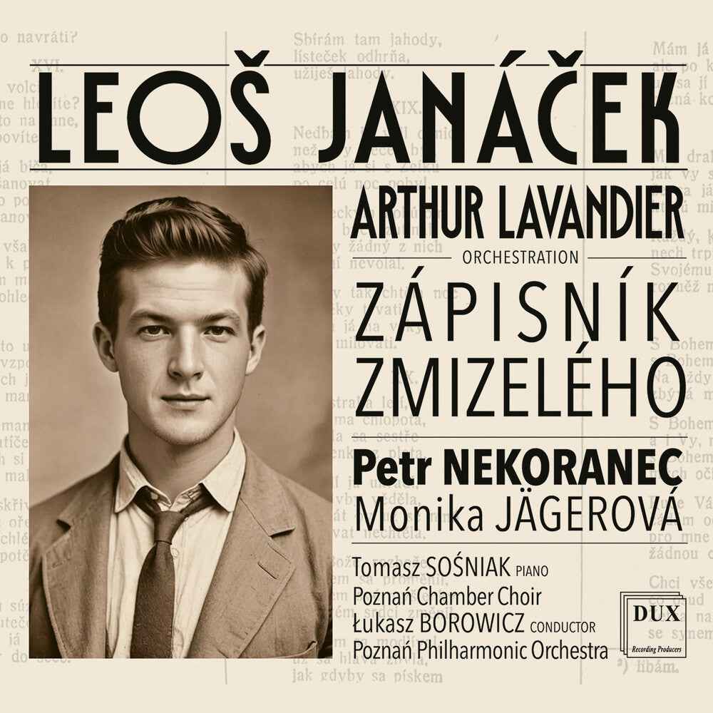 Pre-Order: Janacek: Zapisnik Zmizeleho/Diary Of One Who [CD]