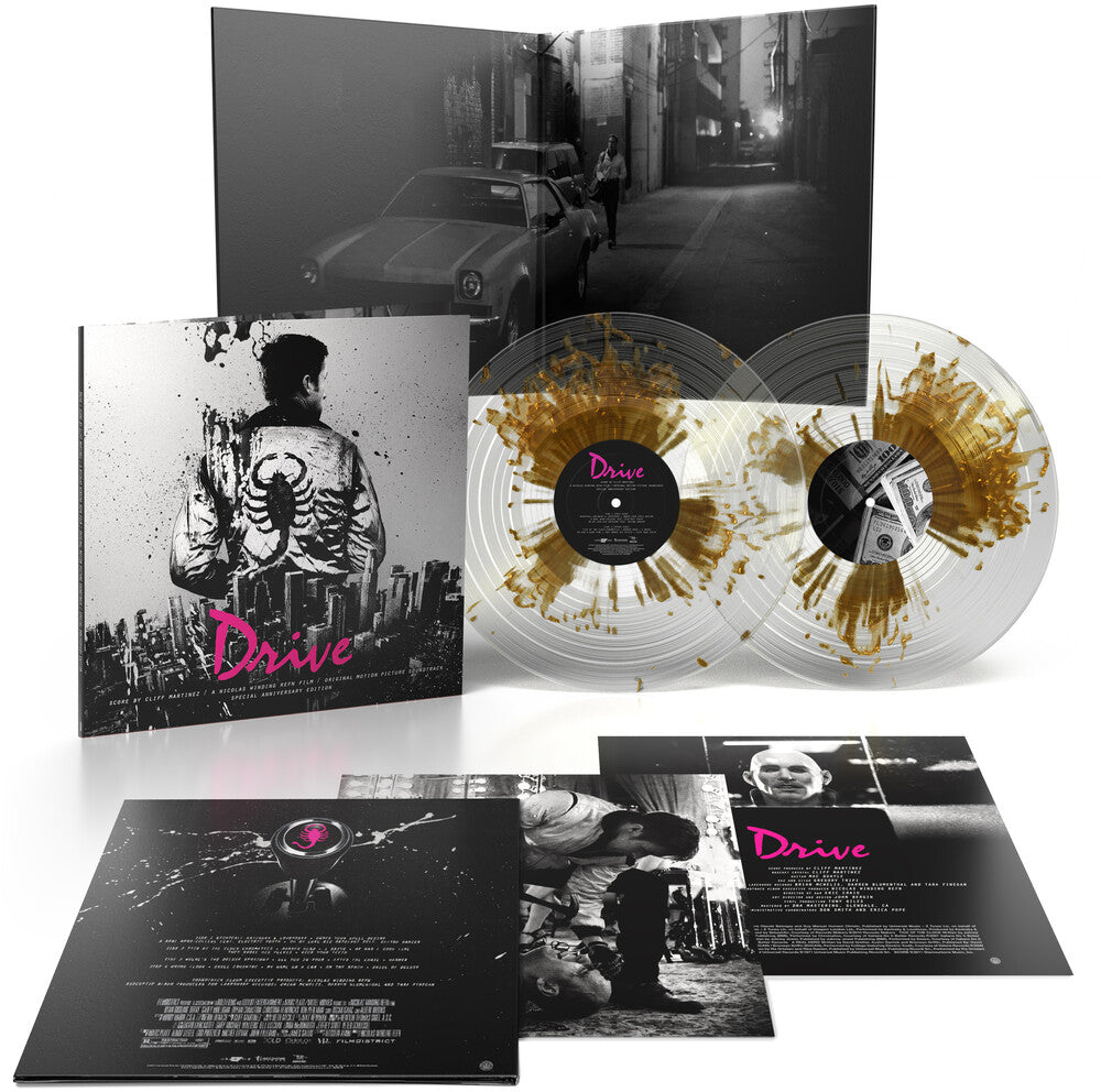 Pre-Order: Drive: Original Motion Picture Soundtrack - 15th Anniversary [Gold Splatter On Clear]