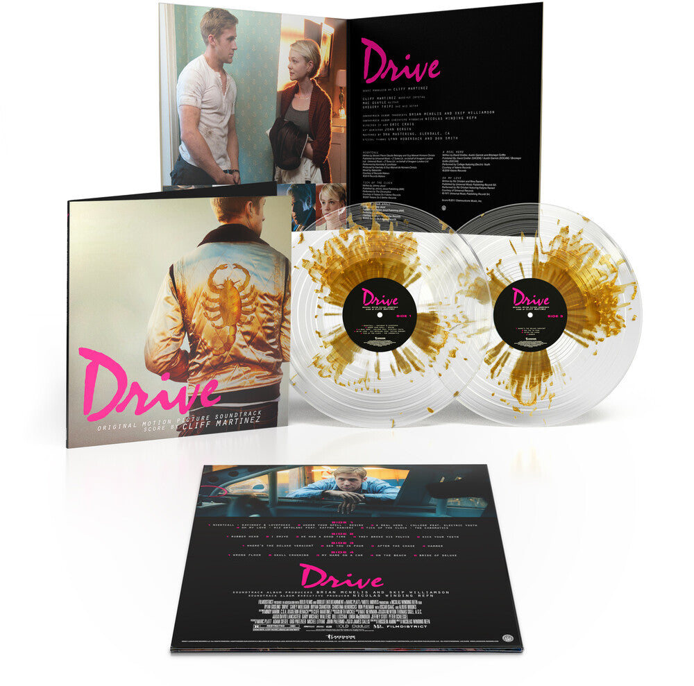 Pre-Order: Drive: Original Motion Picture Soundtrack - 15th Anniversary [Gold Splatter On Clear]