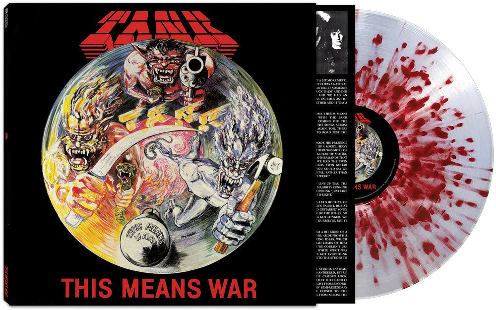 Pre-Order: This Means War - [Clear / Red Splatter]
