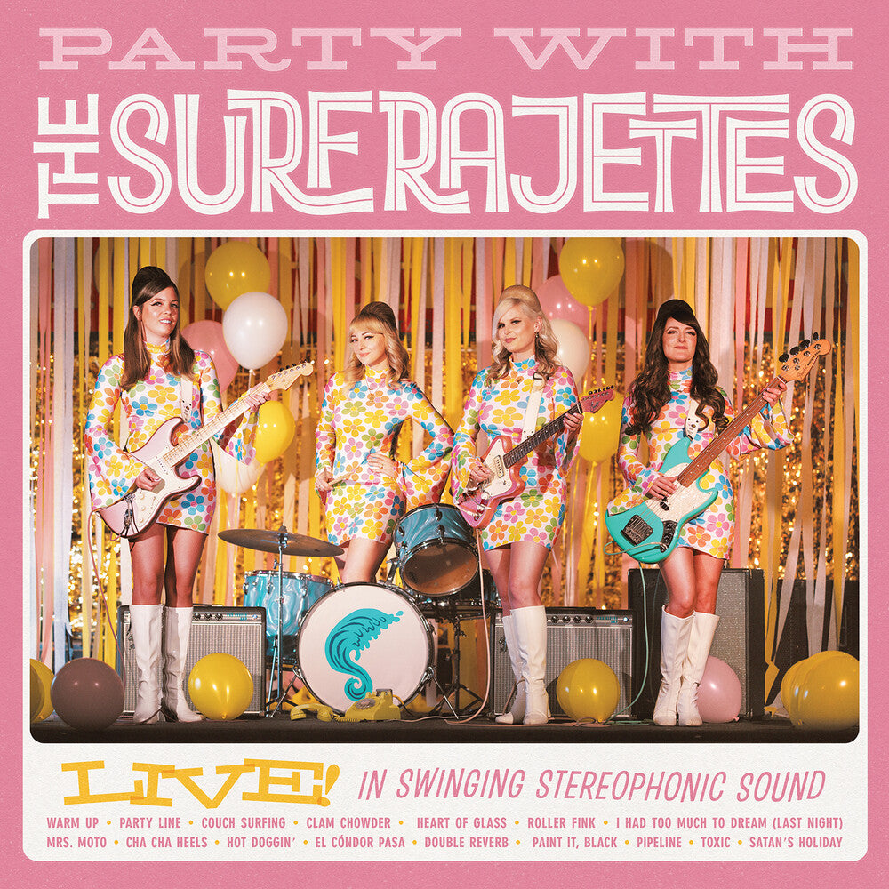 Pre-Order: Party With The Surfrajettes Live! [Colored Vinyl] (Wht)