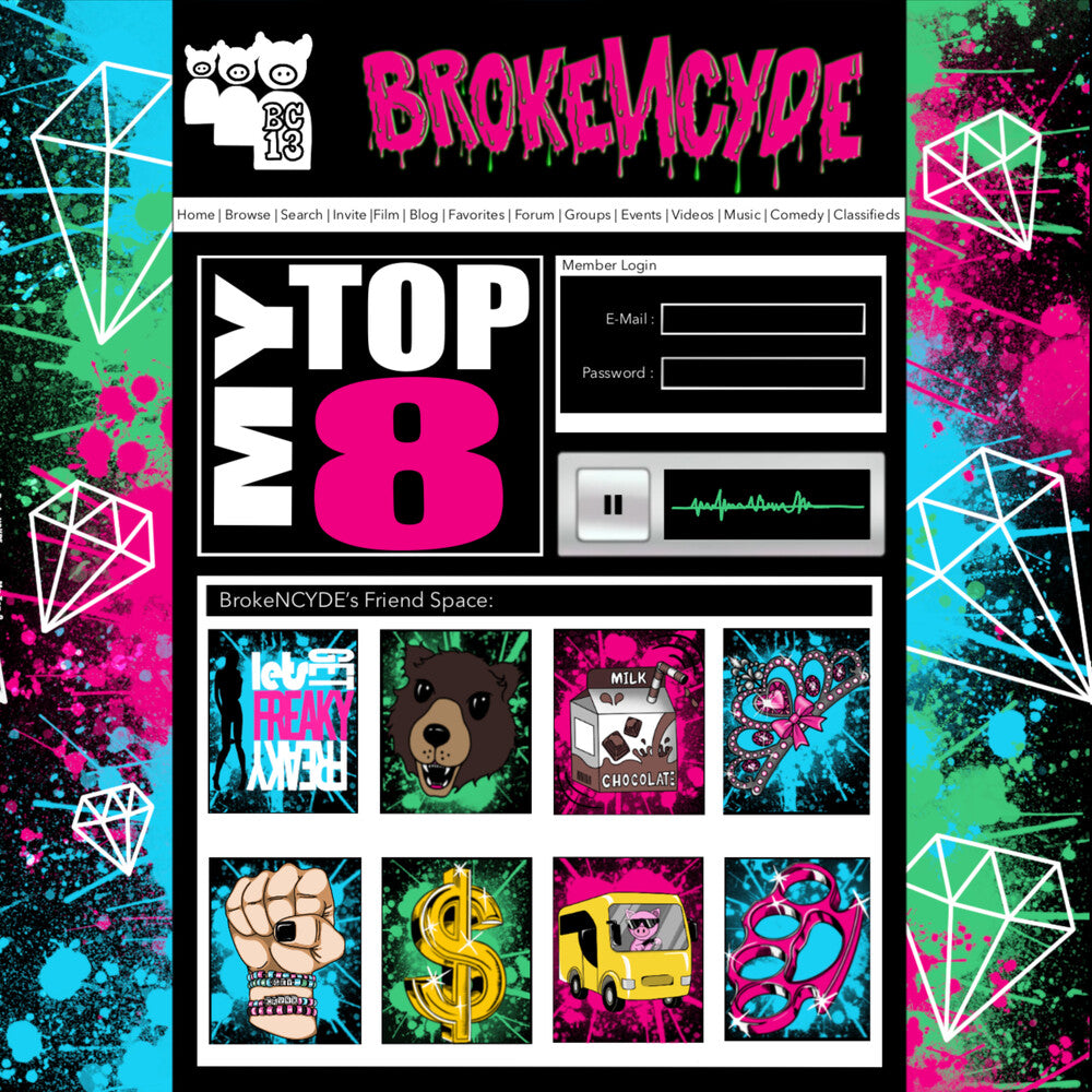 PRE-ORDER: Myspace Top 8 [Colored Vinyl] (Pnk)
