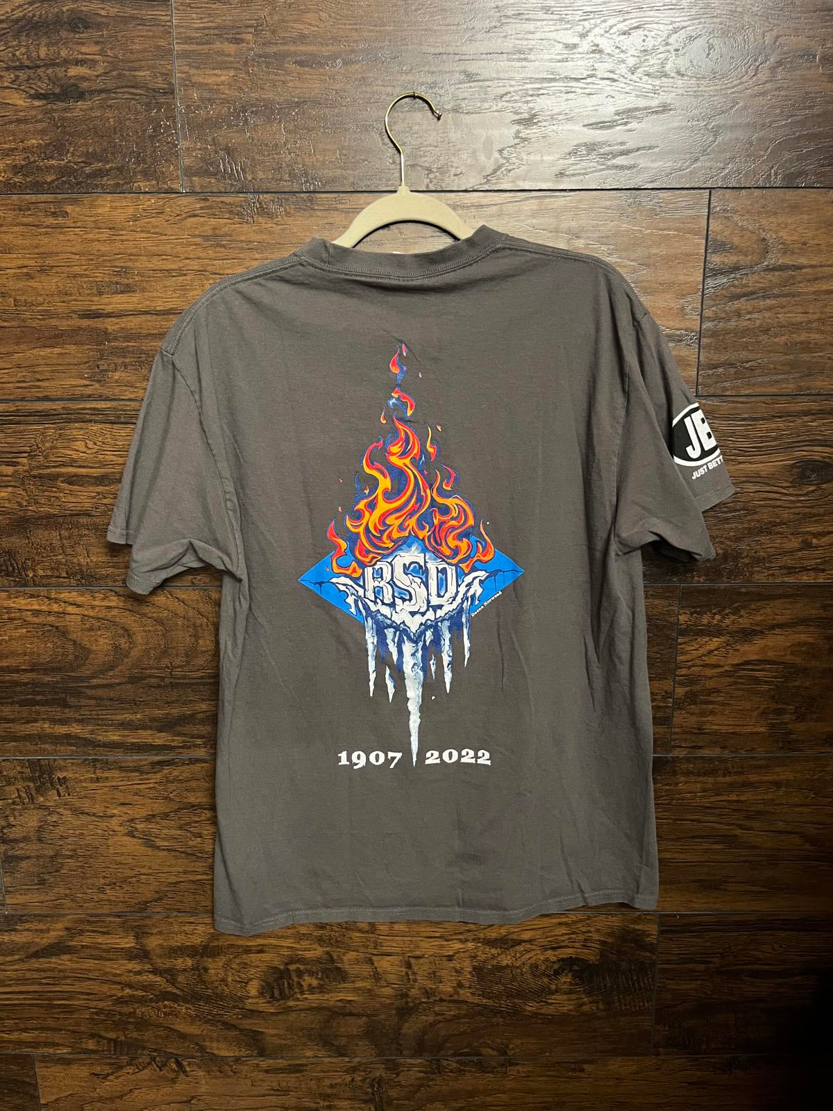 RSD Heavy Skate Tee - Fire and Ice Just Better - L