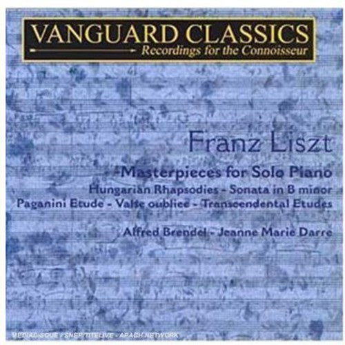 F. LISZT - Masterpieces for Solo Piano 1 [CD]