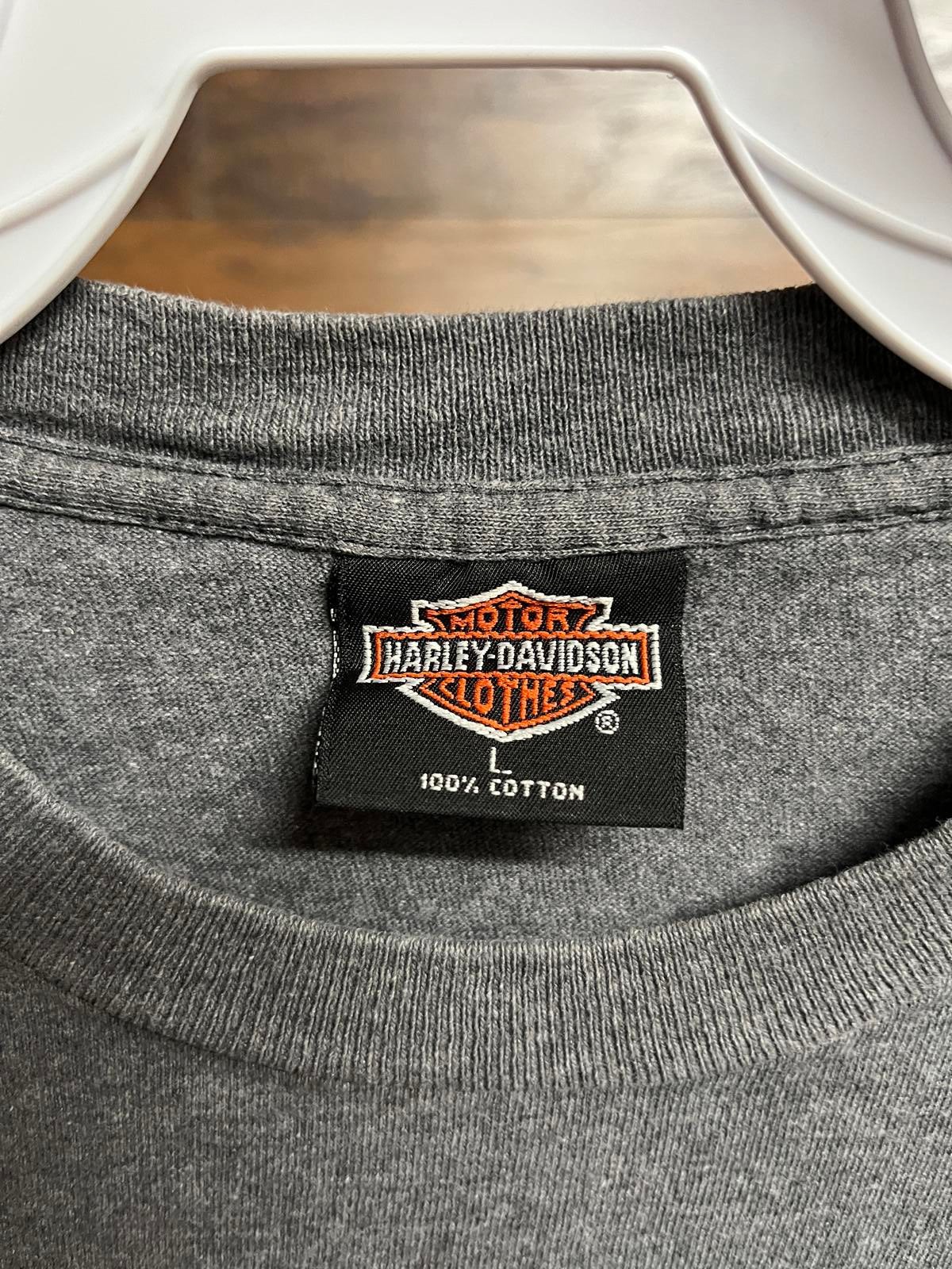 Harley Davidson T-shirt Engine Dudley Perkins San Francisco