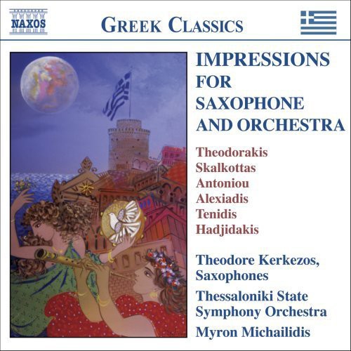 Theodore Kerkezos - Works for Saxophone & Orchestra Music CD
