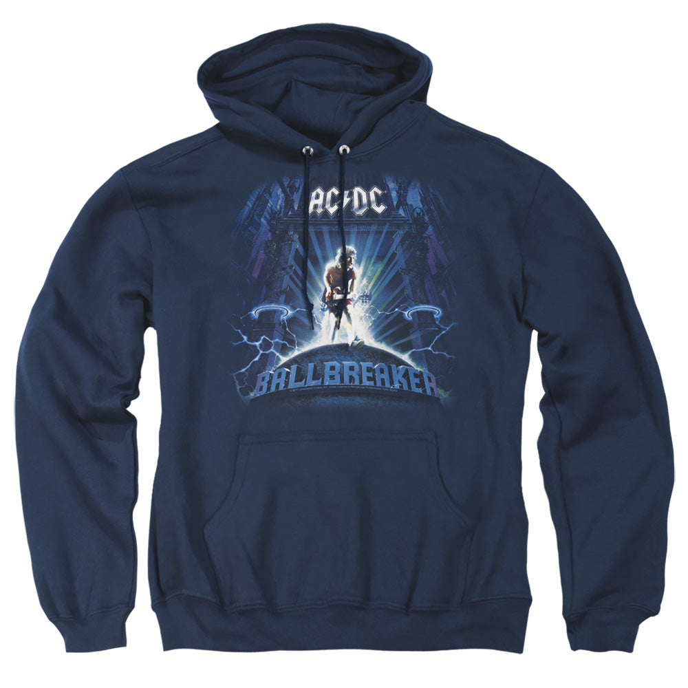 AC/DC Ballbreaker Mens Hoodie Navy Officially Licensed