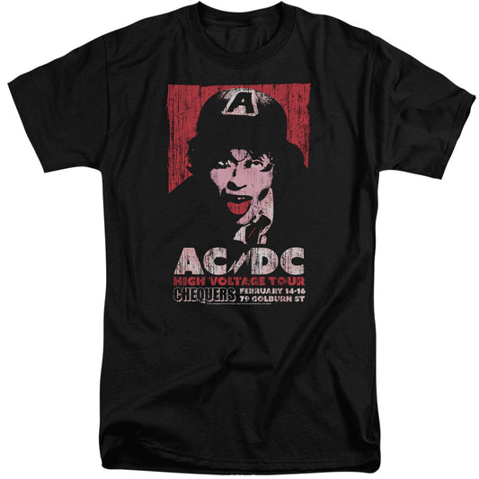 AC/DC High Voltage Live 1975 Mens Tall T Shirt Black Officially Licensed