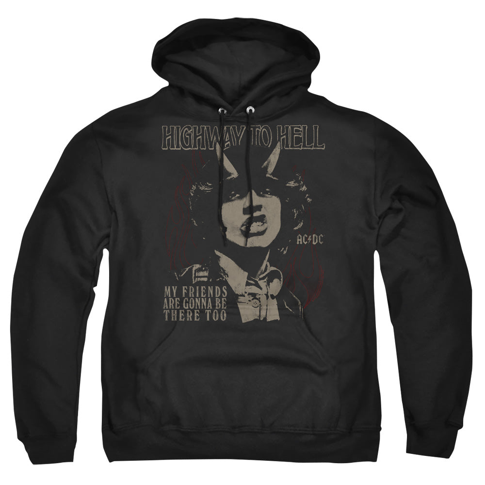AC/DC My Friends Mens Hoodie Black Officially Licensed