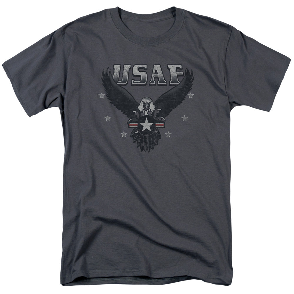 Air Force Incoming Mens T Shirt Charcoal Officially Licensed