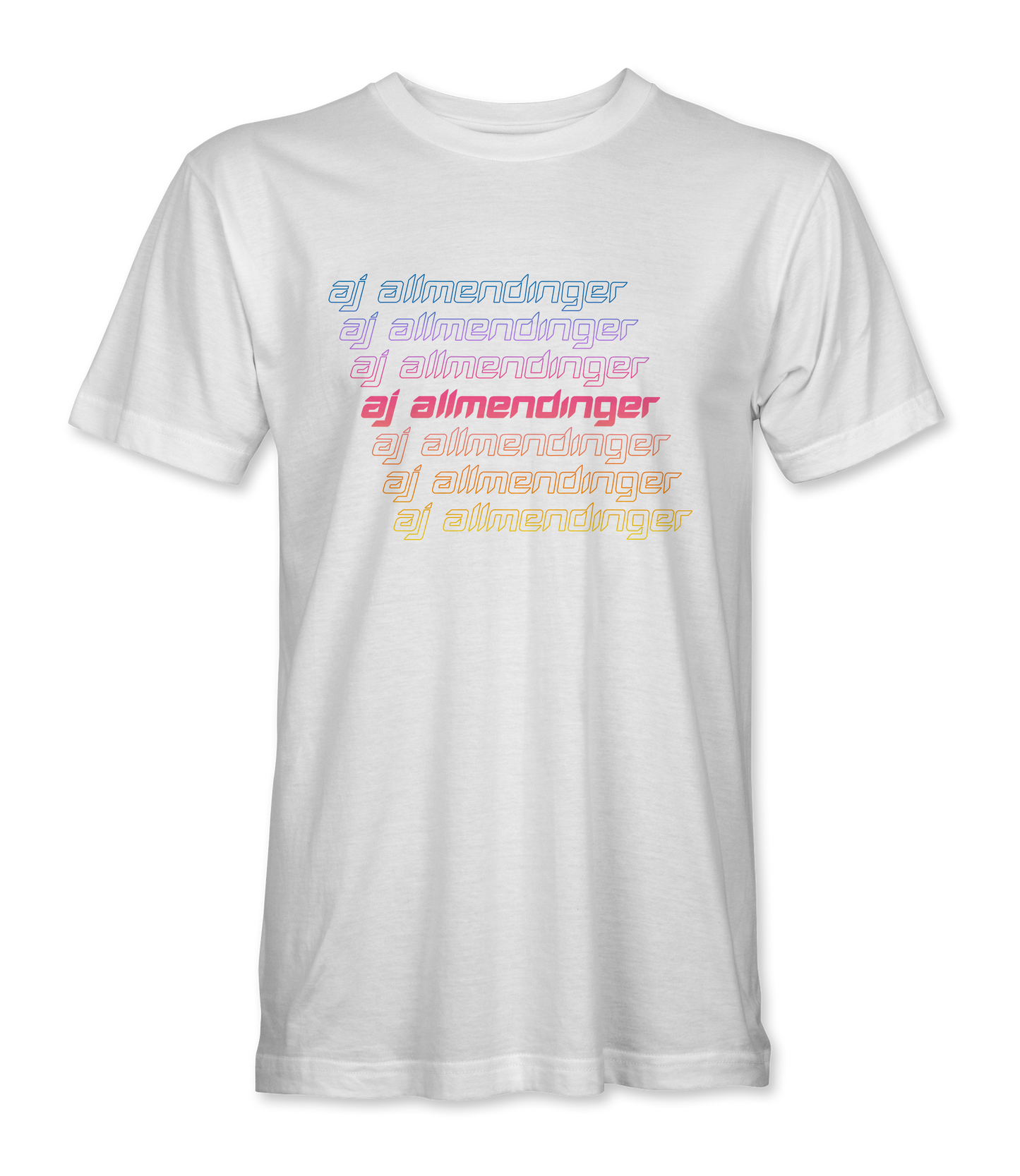 AJ Allmendinger - Sunset Name T-Shirts