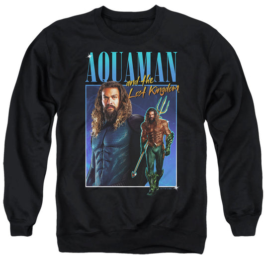 Aquaman And The Lost Kingdom 90'S Style Aquaman Mens Crewneck Sweatshirt Black