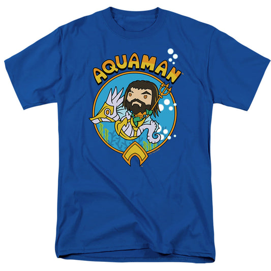 Aquaman And The Lost Kingdom Chibi Aquaman Mens T Shirt Royal Officially Licensed