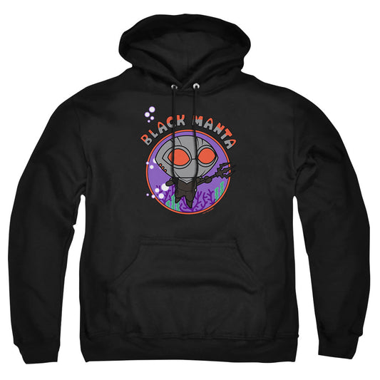 Aquaman And The Lost Kingdom Chibi Black Manta Mens Hoodie Black Officially Licensed