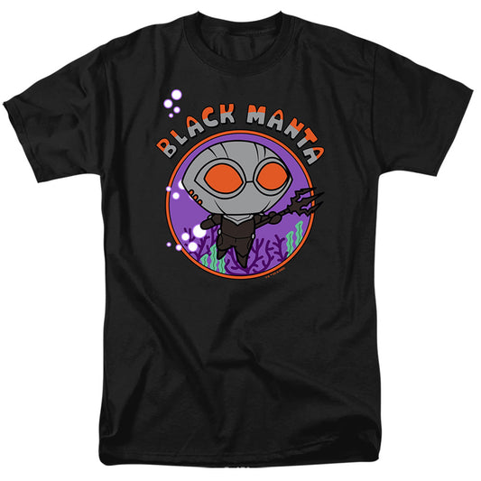 Aquaman And The Lost Kingdom Chibi Black Manta Mens T Shirt Black Officially Licensed